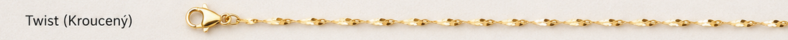 Twist Little gold line